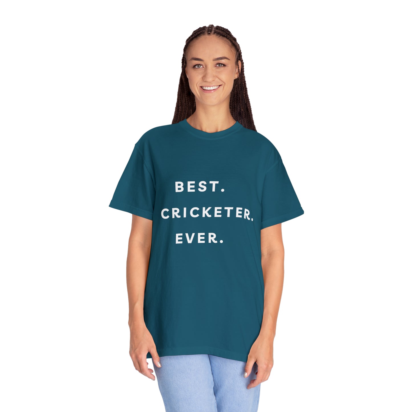 BEST CRICKERTER EVER T SHIRT Unisex Garment-Dyed T-shirt