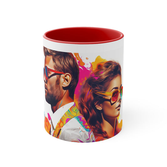 Accent Coffee Mug, 11oz -Great Couple