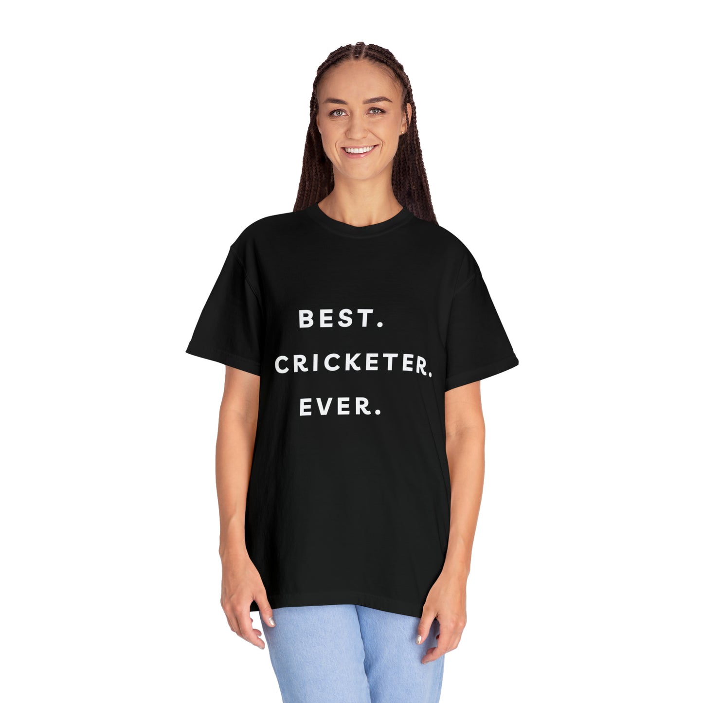 BEST CRICKERTER EVER T SHIRT Unisex Garment-Dyed T-shirt